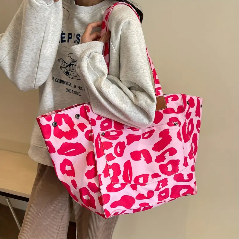 ADELA™ COW PRINT TOTE BAG - Image 3