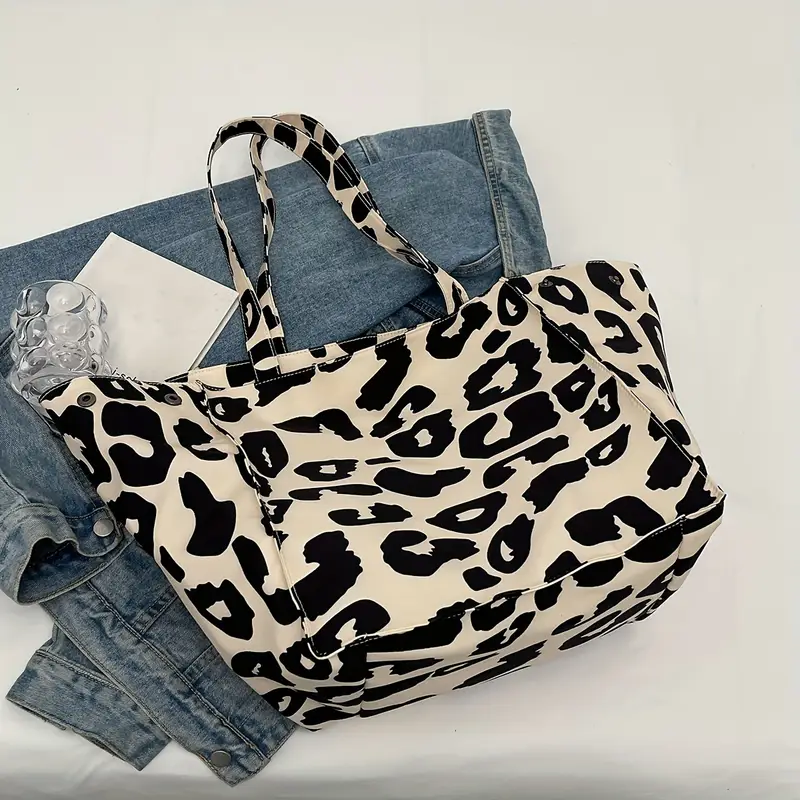 ADELA™ COW PRINT TOTE BAG - Image 6