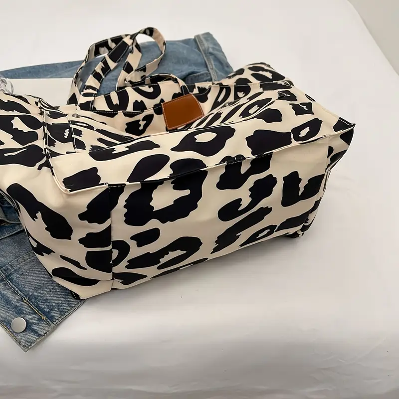 ADELA™ COW PRINT TOTE BAG - Image 7