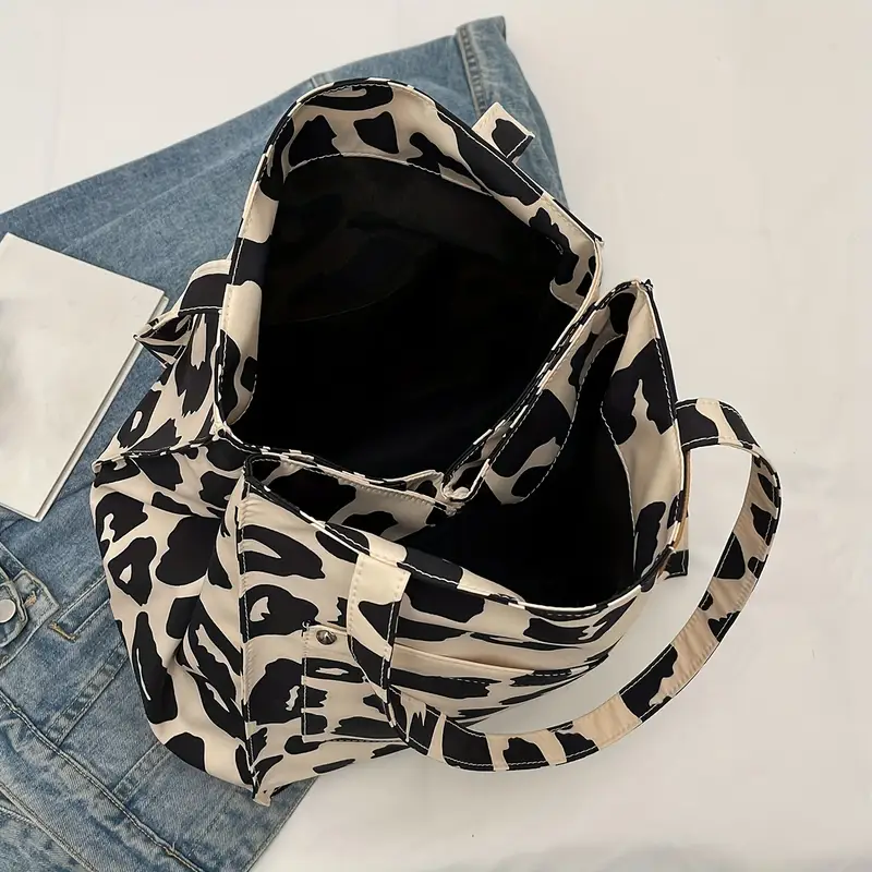 ADELA™ COW PRINT TOTE BAG - Image 8