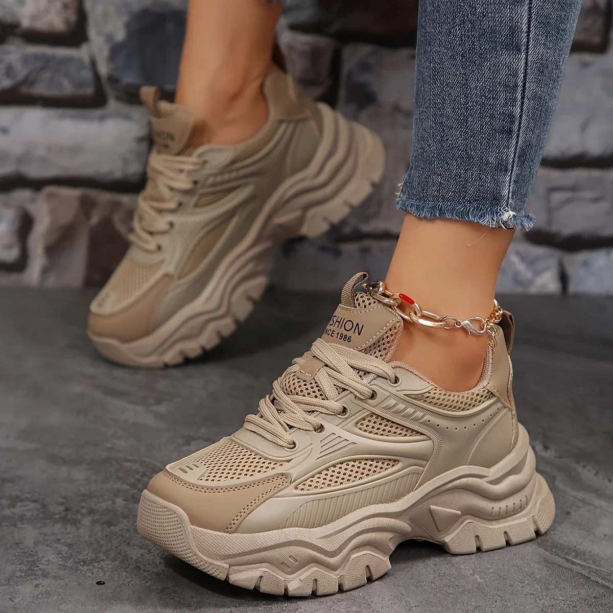 ALBANIE™ WOMEN'S AIRFLOW CHUNKY SNEAKERS - Image 5