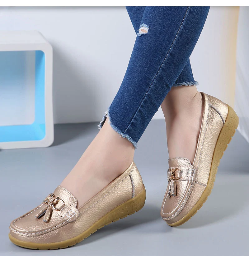 AMARY™ LEATHER ARCH SUPPORT ORTHOPEDIC LOAFERS - Image 8