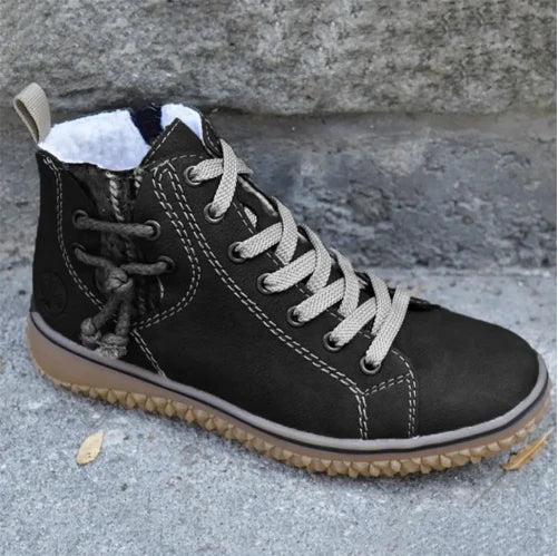 AMY™ WARM FUR ORTHOPEDIC WINTER ANKLE BOOTS - Image 10