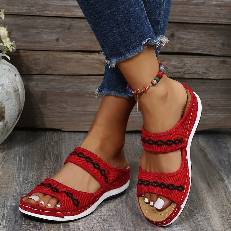 LEATHER ORTHOPEDIC ARCH SUPPORT SANDALS - Image 6