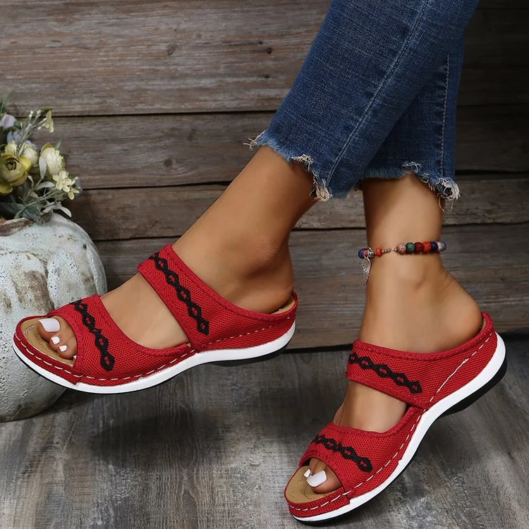 LEATHER ORTHOPEDIC ARCH SUPPORT SANDALS - Image 9