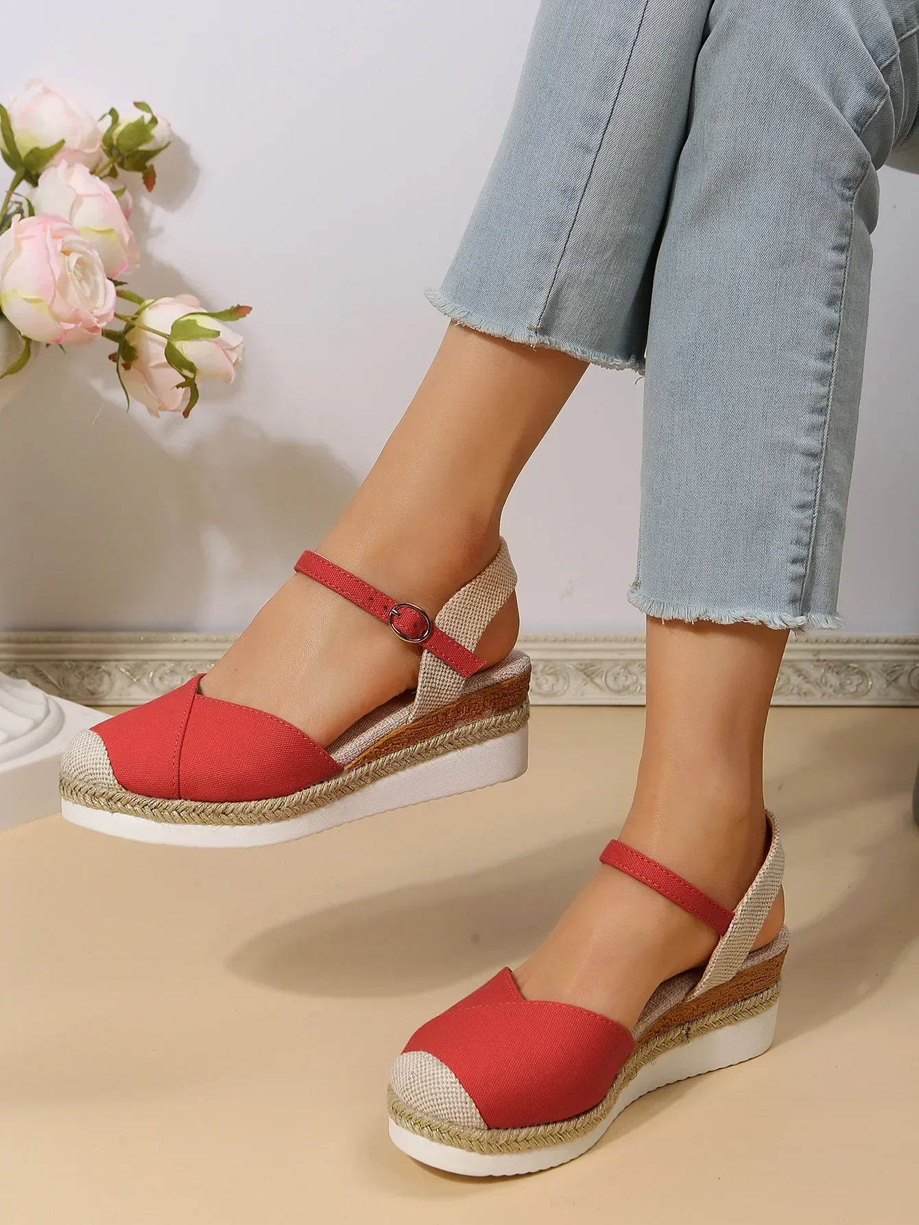 ARINA™ CLOSED TOE ORTHOPEDIC WEDGE SANDALS - Image 12