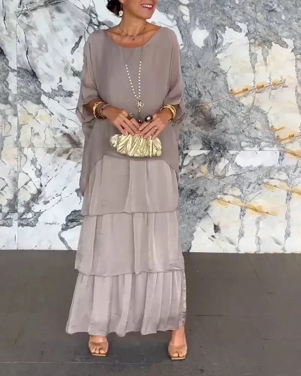 LONG DRESS WITH ARTISTIC DESIGN AND ORIGINAL STYLE - Image 3