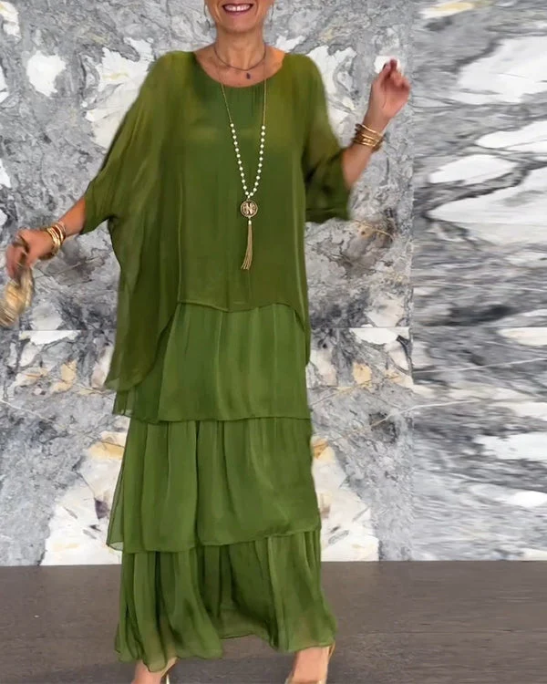 LONG DRESS WITH ARTISTIC DESIGN AND ORIGINAL STYLE - Image 4