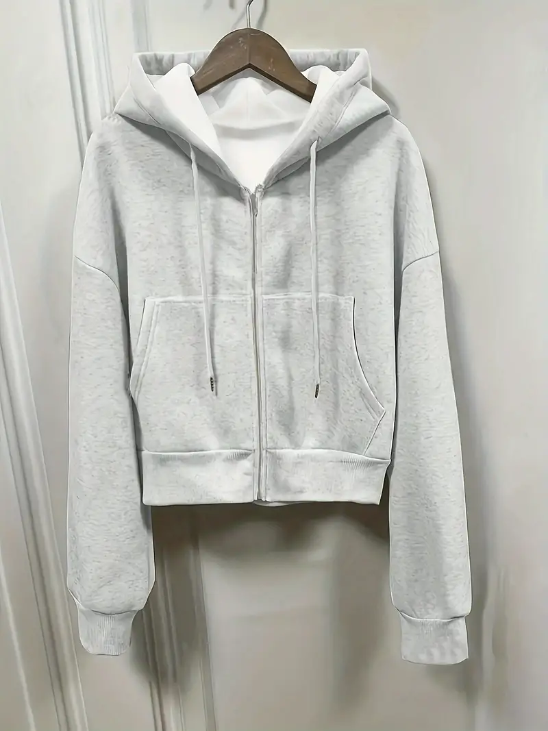 ASTRID™ CASUAL LONG SLEEVE ZIP UP SWEATSHIRT - Image 5