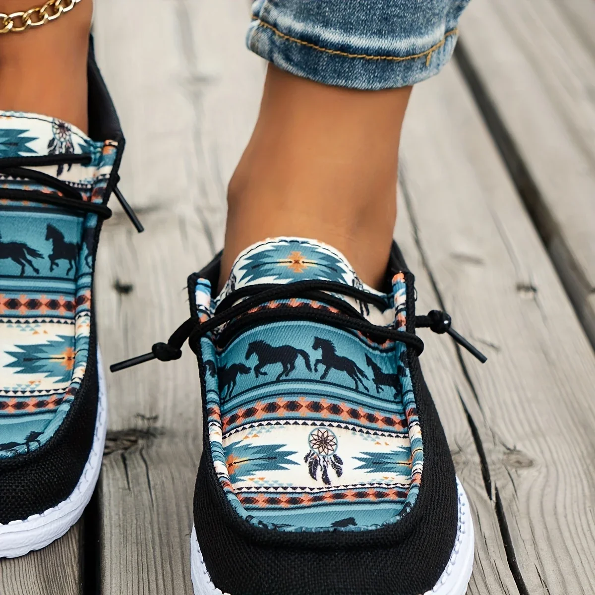 AVA™ WOMEN'S CASUAL SLIP-ON FLAT SNEAKERS - Image 3