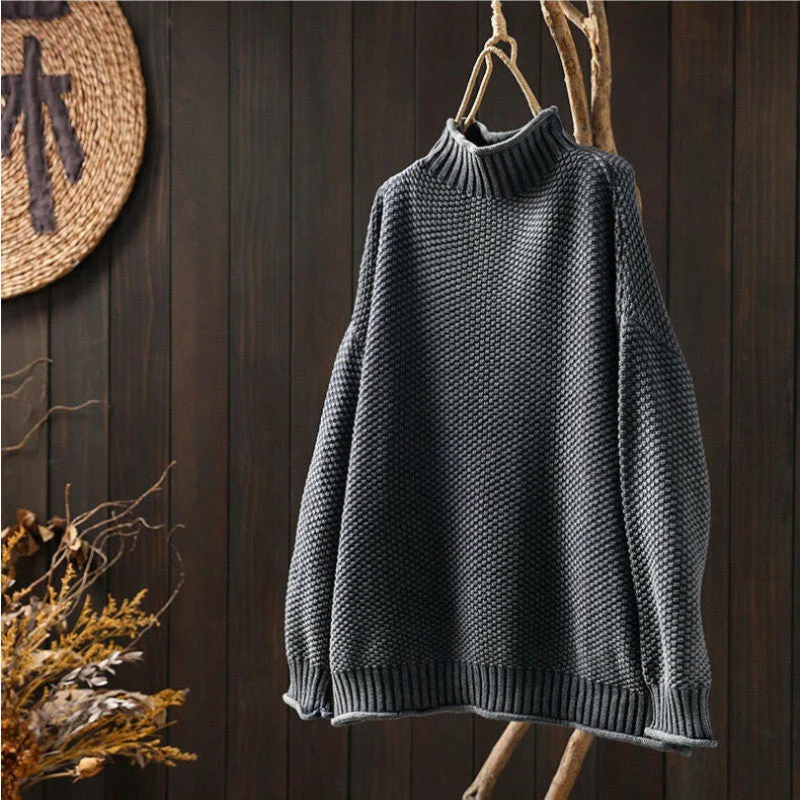 AYLA™ | WAFFLE KNIT SWEATER - Image 4