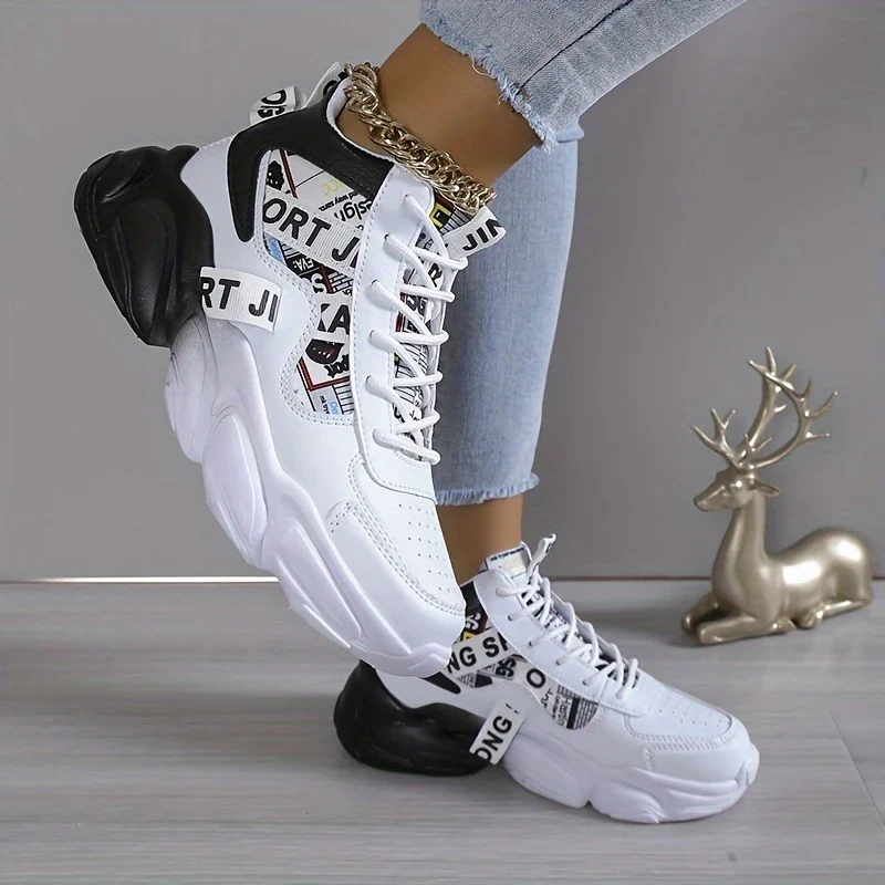 WOMEN'S HIGH TOP AUTUMN BASKETBALL SNEAKERS - Image 8