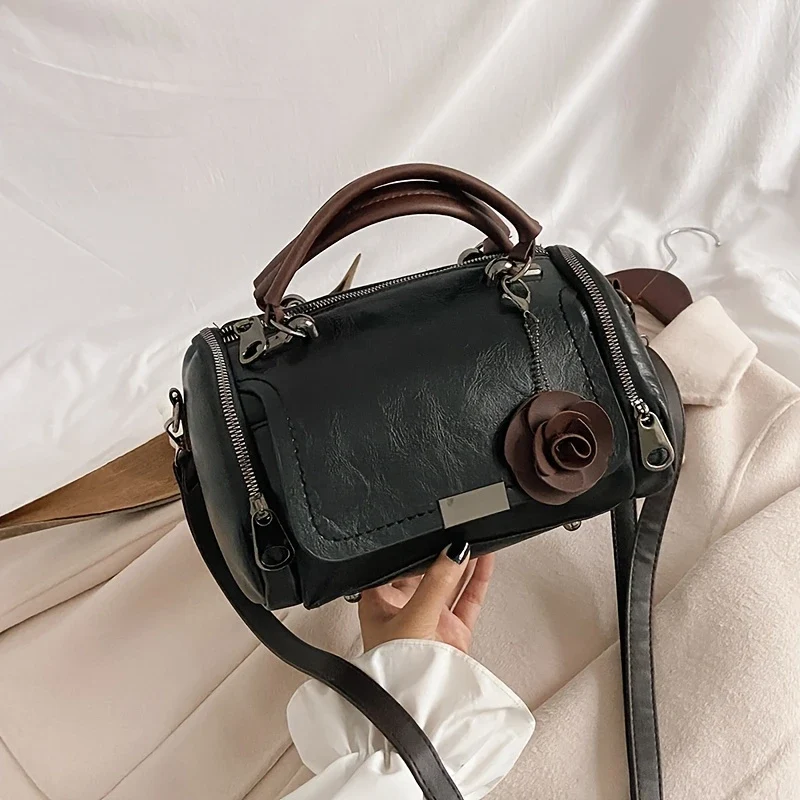 BELLEVA BLOOM™ — WOMEN’S BOSTON HANDBAG WITH FLOWER PENDANT - Image 4