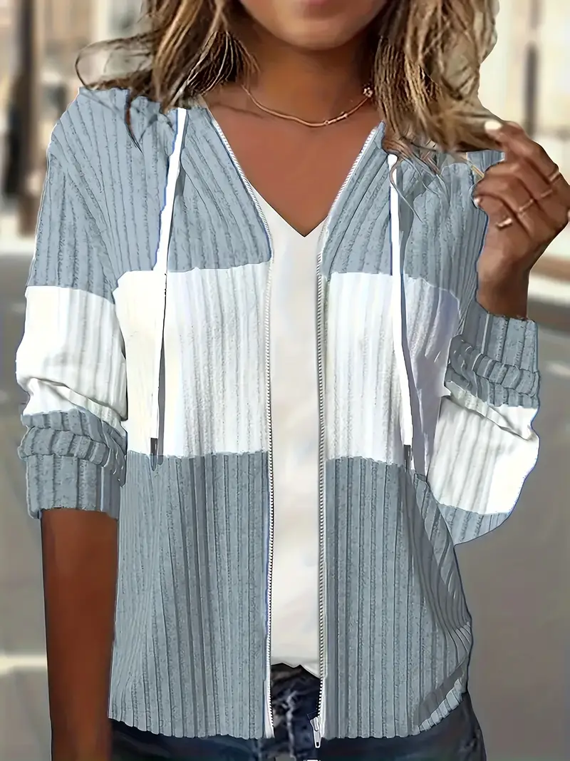 BODHI™ VIBRANT RIB KNIT CASUAL SWEATSHIRT - Image 3