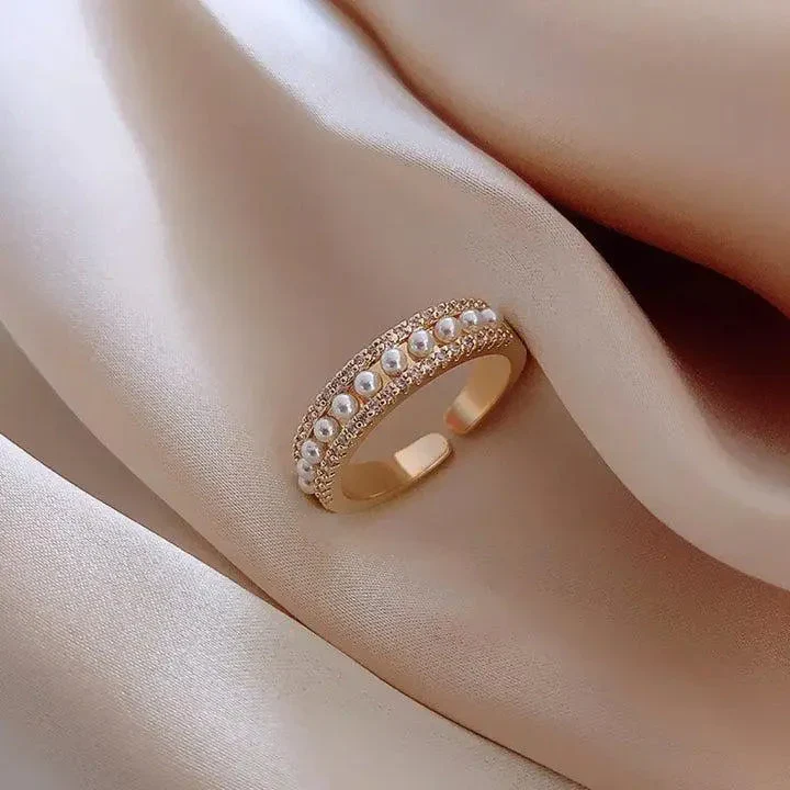 BORIS™ GOLD PEARL RING - Image 5