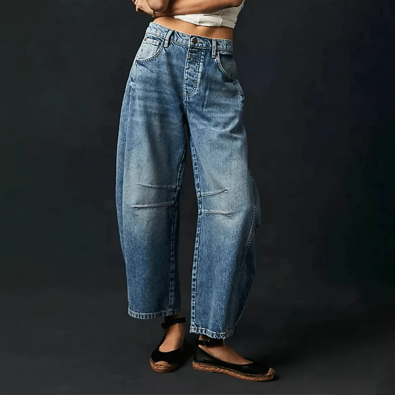 CALVÉA™ WIDE-LEG HIGH-WAIST JEANS - Image 4