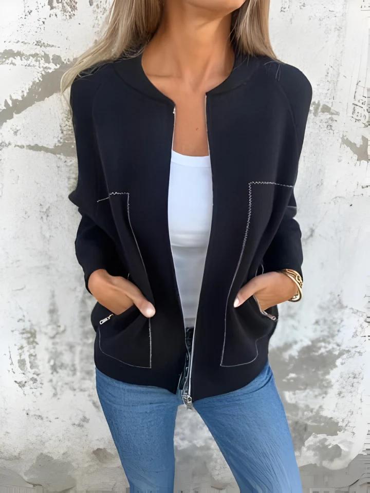 CASSIE - CASUAL ZIP VEST - Image 11