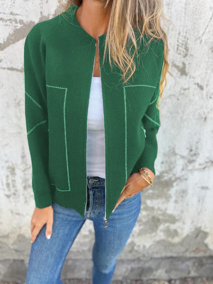CASSIE - CASUAL ZIP VEST - Image 3