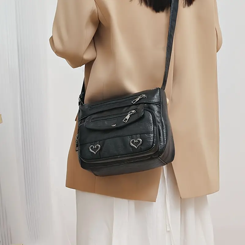 CELESTE™ QUILTED MESSENGER CROSSBODY BAG - Image 3