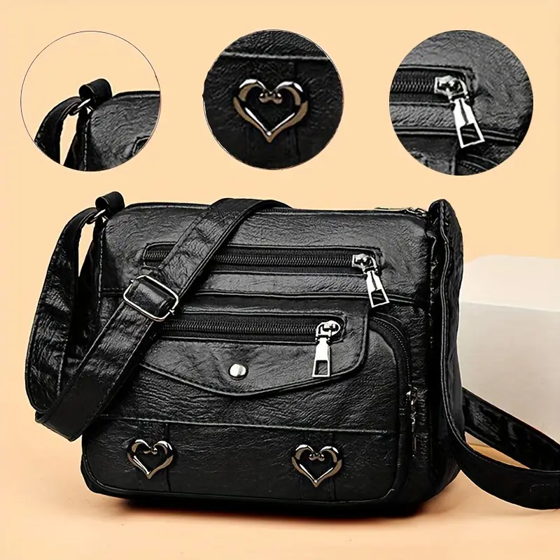 CELESTE™ QUILTED MESSENGER CROSSBODY BAG - Image 6