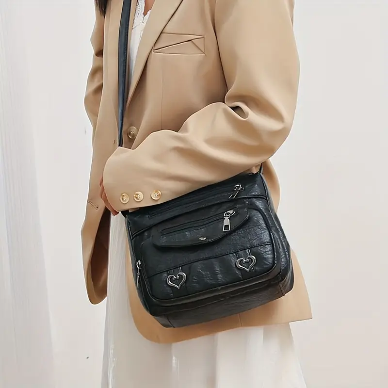 CELESTE™ QUILTED MESSENGER CROSSBODY BAG - Image 7