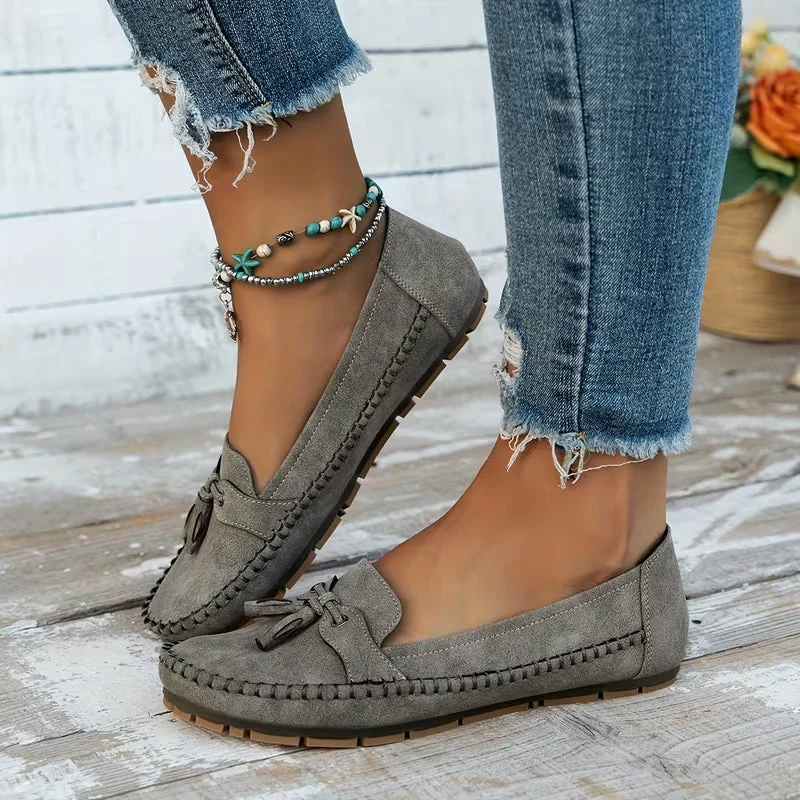 CERES | WHEAT-EMBELLISHED COMFORT-FIT LOAFERS - Image 4