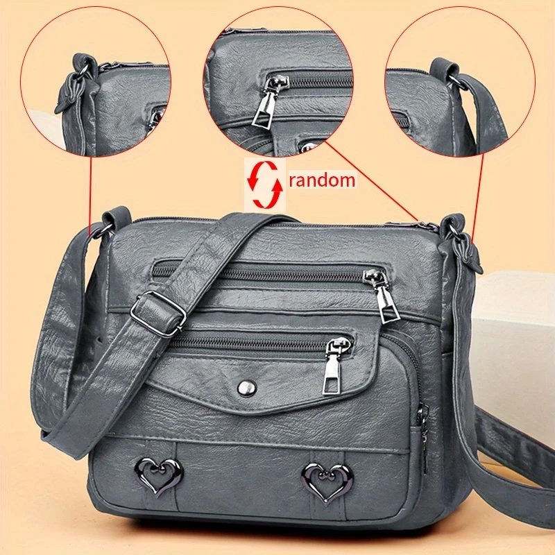 SWEETHEART CHARM™ — CHIC HEART CHARM CROSSBODY BAG FOR WOMEN - Image 11