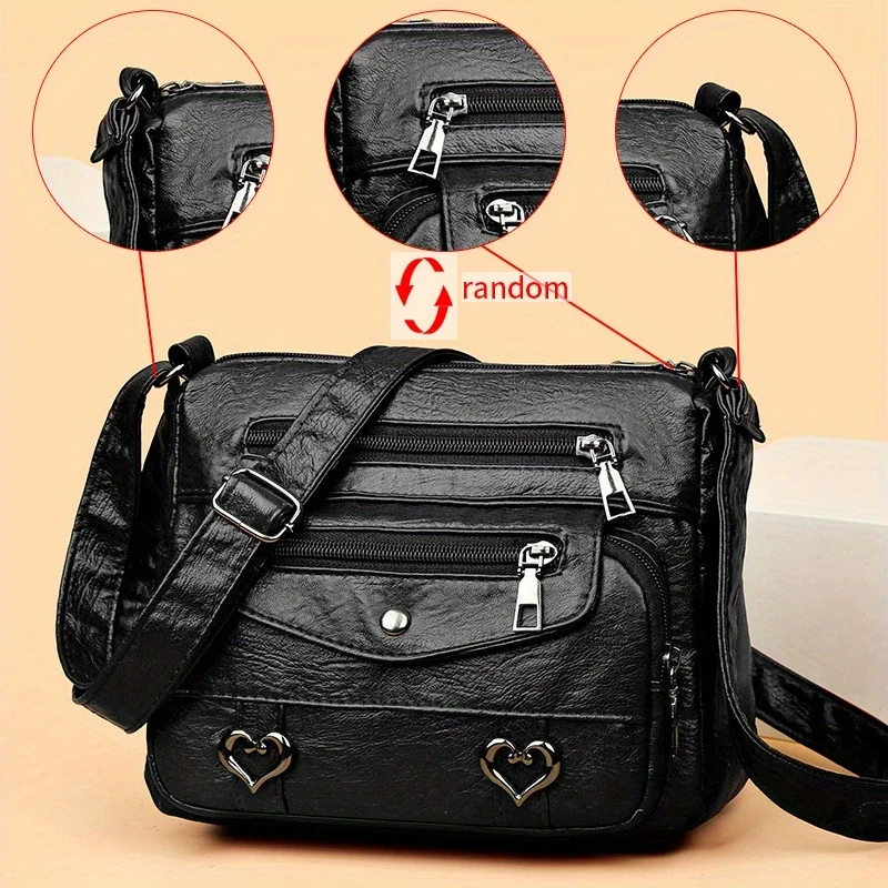 SWEETHEART CHARM™ — CHIC HEART CHARM CROSSBODY BAG FOR WOMEN - Image 9