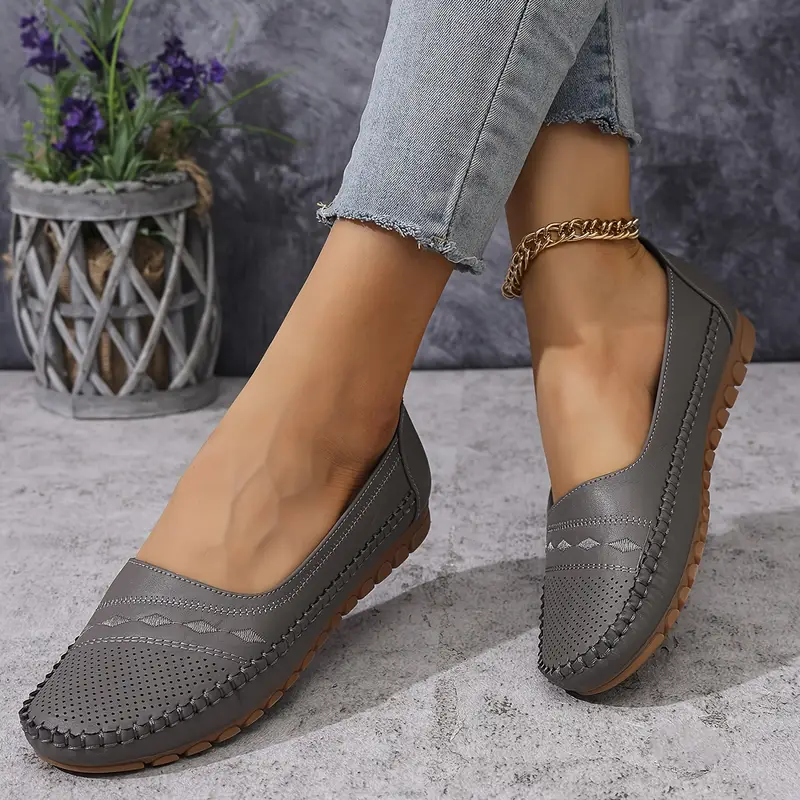 WOMEN'S PLUS SIZE ORTHOPEDIC CHIC LOAFERS - Image 4