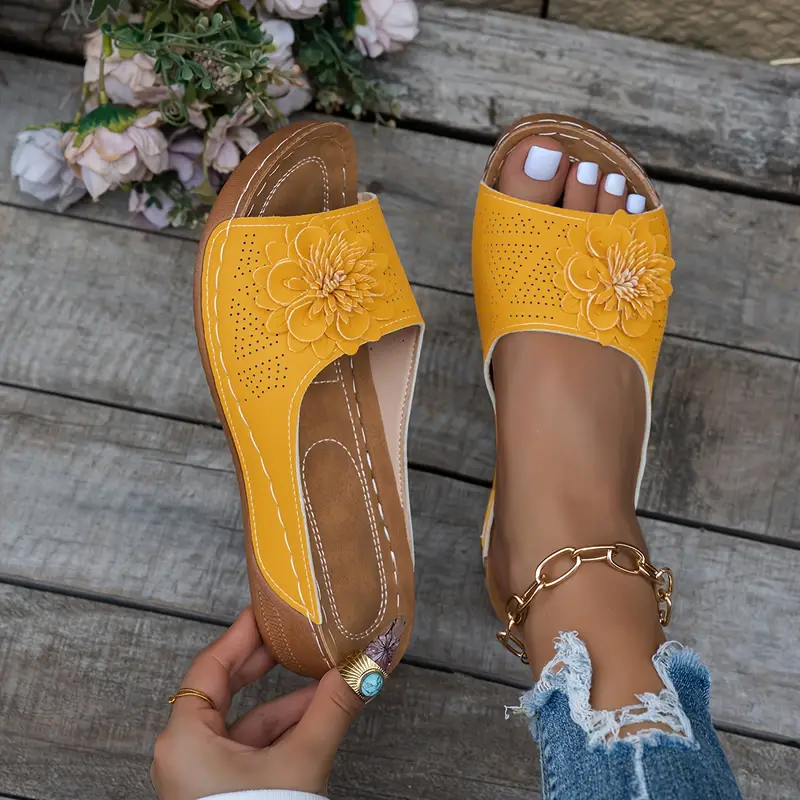CLERA™ FLORAL OPEN TOE ORTHOPEDIC SANDALS - Image 11