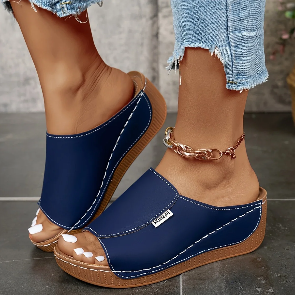 COLAC™ OPEN TOE PLATFORM ORTHOPEDIC SANDALS - Image 5