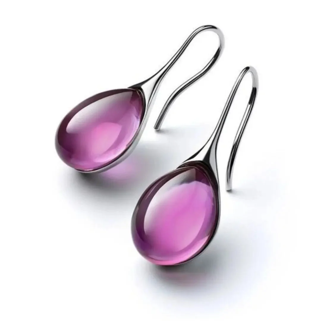 CELESTE CRYSTAL DROP EARRINGS - Image 3