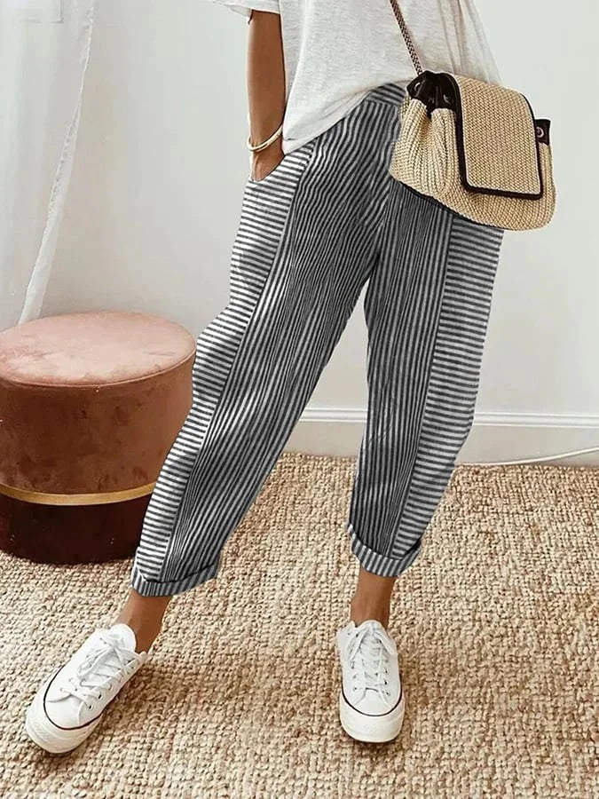 WOMEN STRIPE PANTS - Image 5