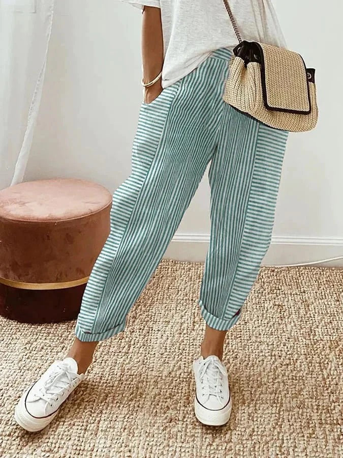 WOMEN STRIPE PANTS - Image 6