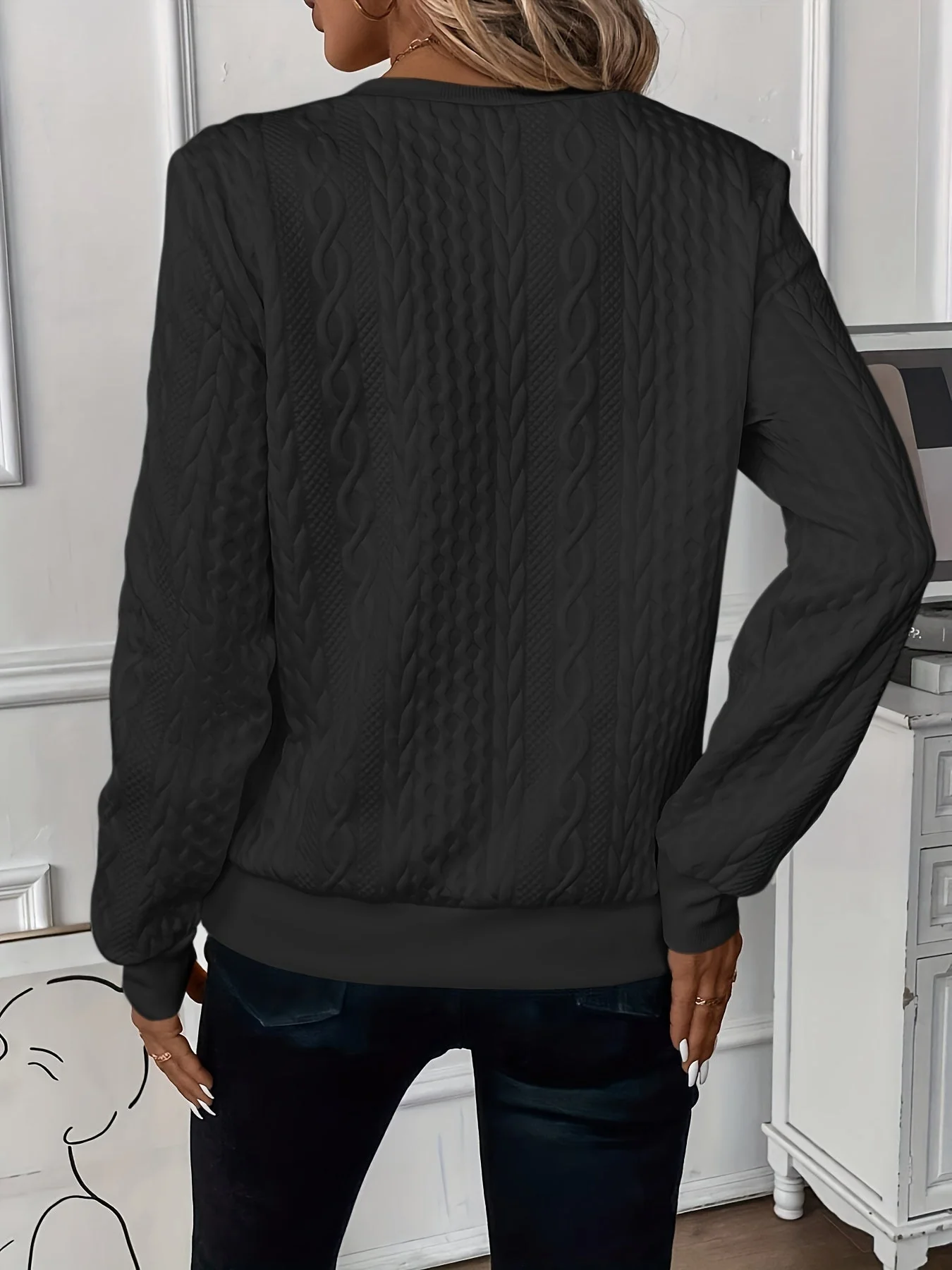 Dory - Elegant Stylish Knitted Sweater - Image 14