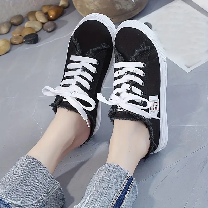 ELARA™ TRENDY SLIP-ON WATERPROOF CANVAS SHOES - Image 2