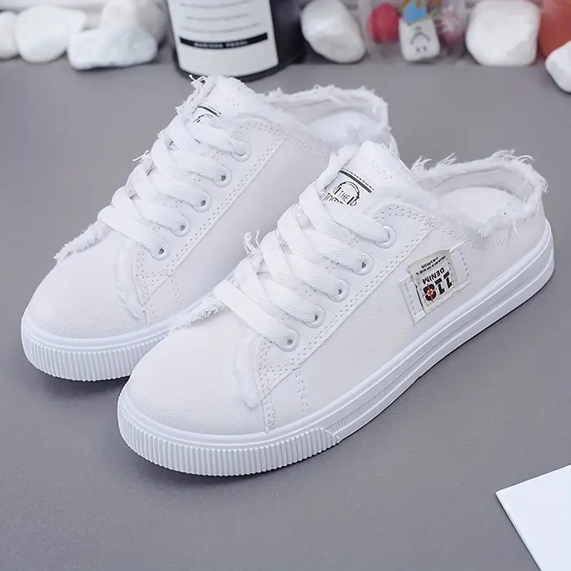 ELARA™ TRENDY SLIP-ON WATERPROOF CANVAS SHOES - Image 4