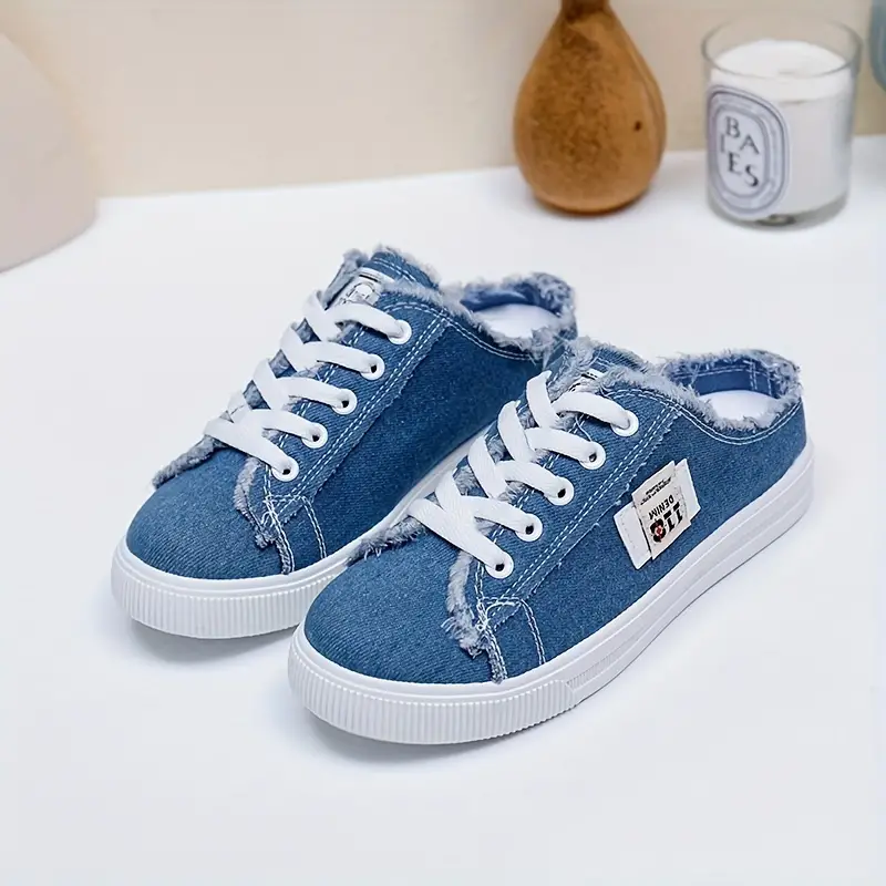 ELARA™ TRENDY SLIP-ON WATERPROOF CANVAS SHOES - Image 5