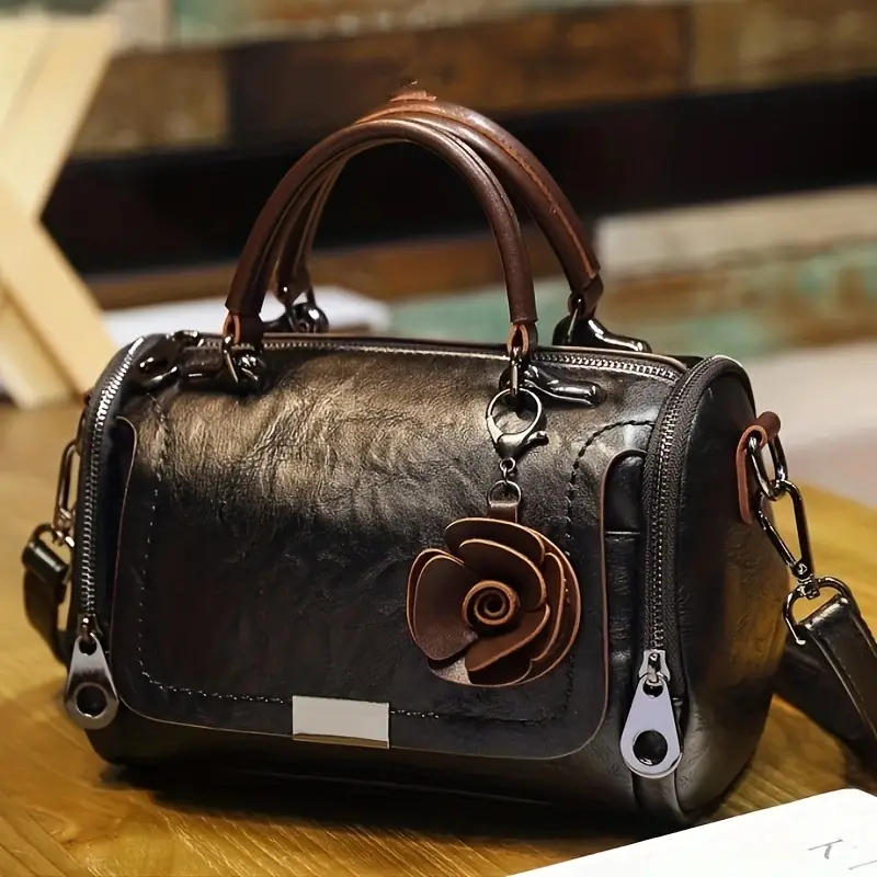ELOISE™ VINTAGE TOP HANDLE BOSTON BAG - Image 3