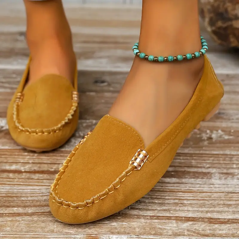 ELSWYN™ WOMEN'S CHIC METAL DECOR LOAFERS - Image 7