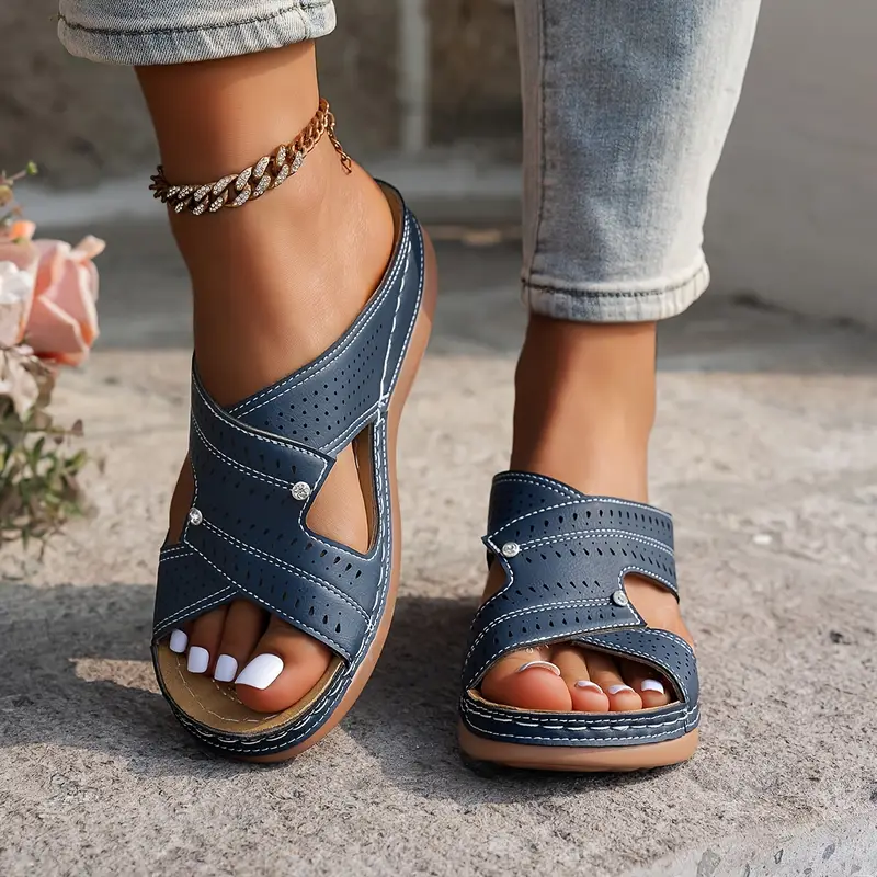 ELYSIA™ WOMEN'S COMFORTABLE WEDGE HEEL SANDALS - Image 4