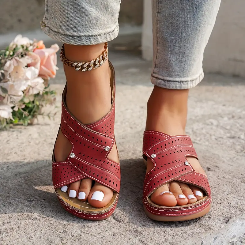 ELYSIA™ WOMEN'S COMFORTABLE WEDGE HEEL SANDALS - Image 5