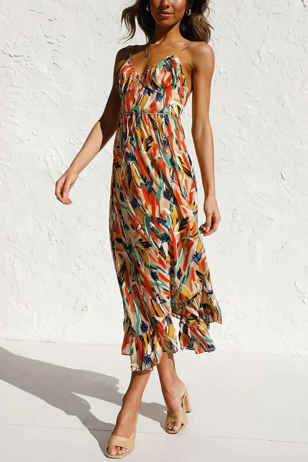 ESTELLEA™ – CHIC MID-LENGTH DRESS WITH ARTISTIC PATTERNS - Image 6