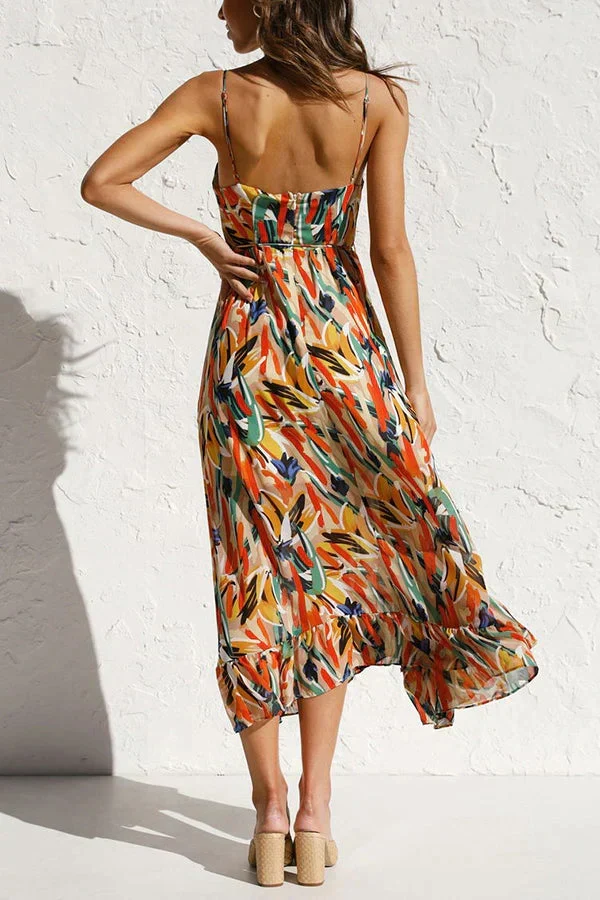 ESTELLEA™ – CHIC MID-LENGTH DRESS WITH ARTISTIC PATTERNS - Image 7
