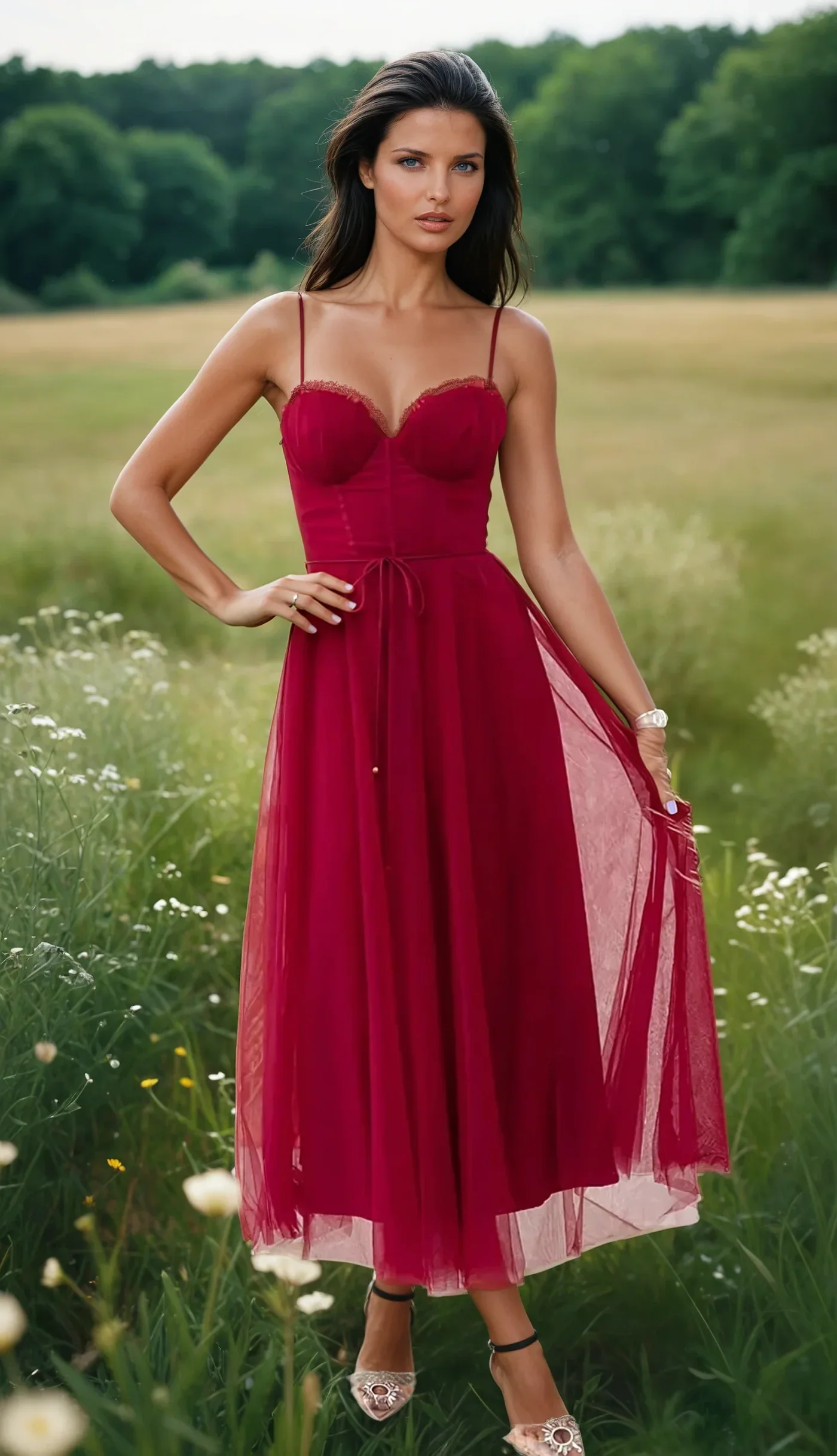ÉTOILE™ – STRAPLESS CHIFFON PRINCESS EVENING DRESS - Image 10