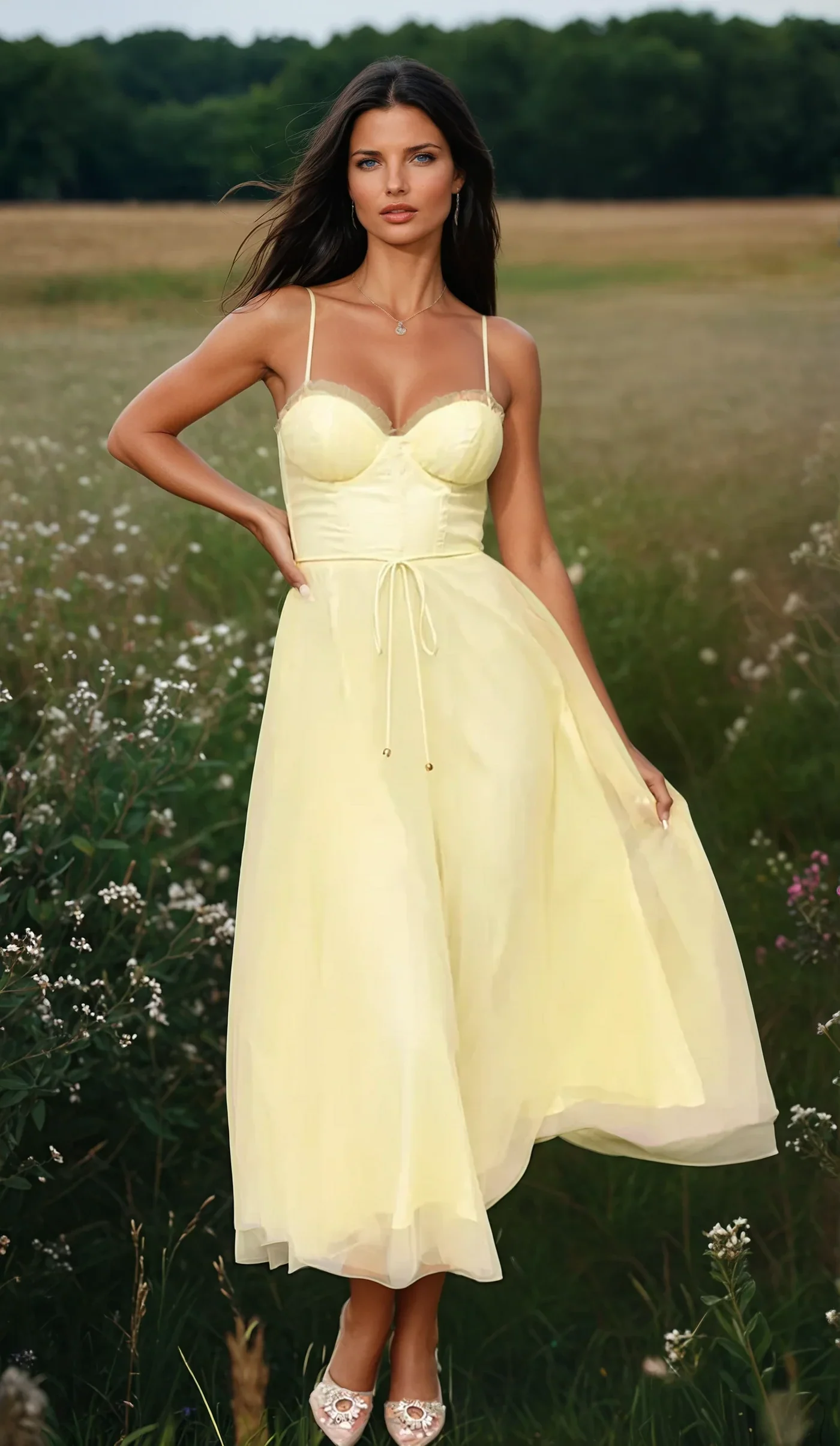 ÉTOILE™ – STRAPLESS CHIFFON PRINCESS EVENING DRESS - Image 13