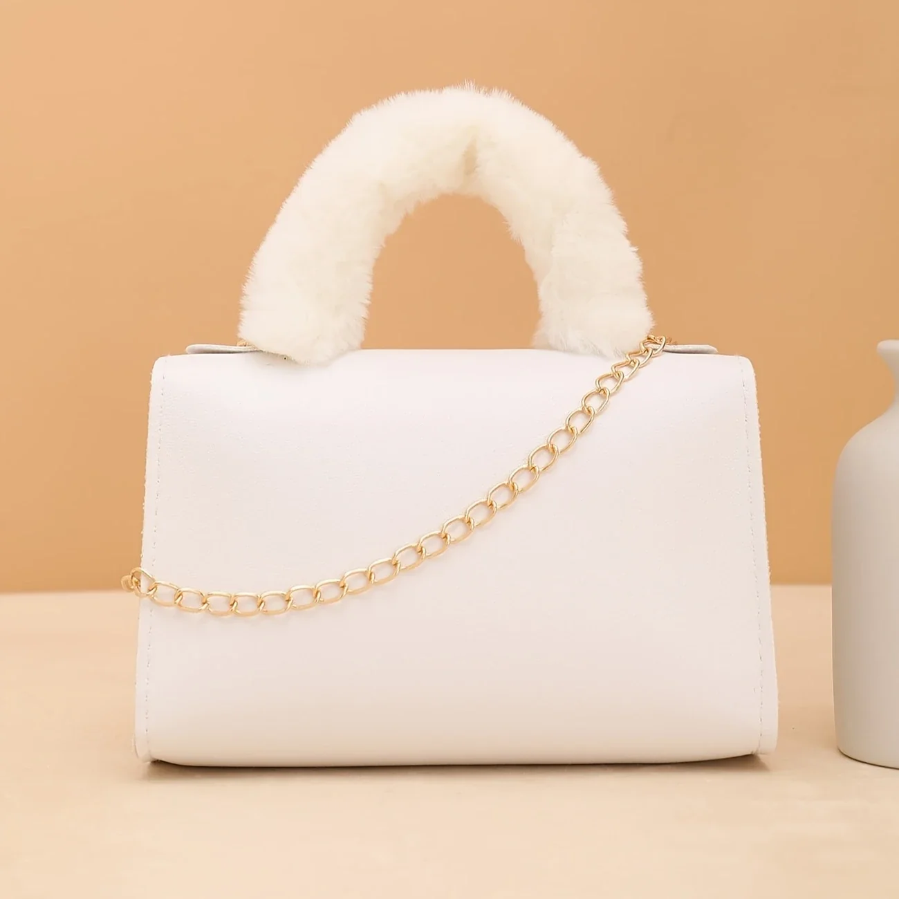 FURÉLLE CHIC™ — AUTUMN SOFT PLUSH FAUX FUR HANDBAG - Image 5