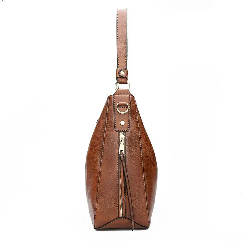 GENEVIEVE AUTUMN HOBO BAG - Anti-Theft & Luxury Leather - Image 12