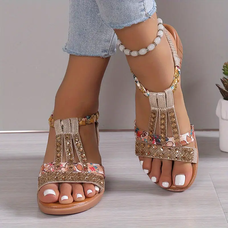 GIRILAMBONE™ BOHEMIAN WEDGE HEEL SANDALS - Image 10