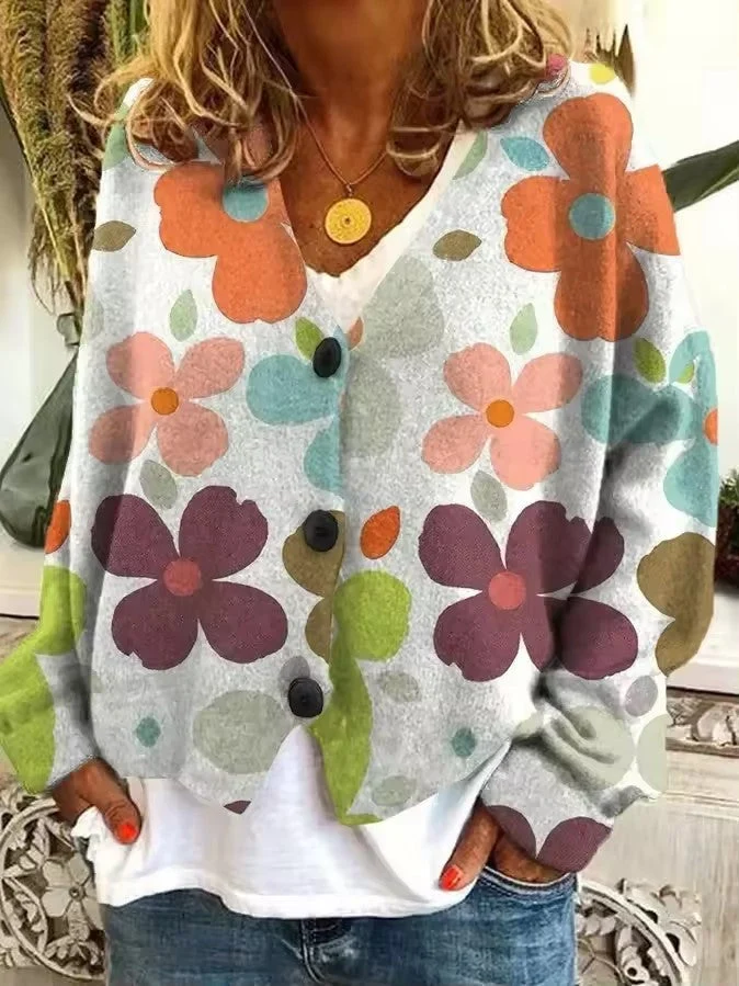 Hana - Colorful Comfortable Knitted Sweater - Image 3